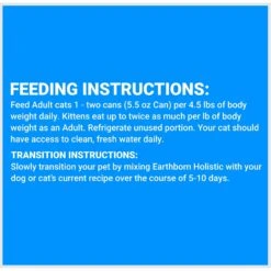 Earthborn Holistic Chicken Fricatssee Grain-Free Natural Adult Canned Cat Food 15 Earthborn Holistic Chicken Fricatssee Grain-Free Natural Adult Canned Cat Food -Meow Meals 88110 PT8. AC SS1800 V1682710417
