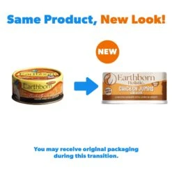 Earthborn Holistic Chicken Jumble With Liver Grain-Free Natural Canned Cat & Kitten Food -Meow Meals 88113 PT1. AC SS1800 V1481919132