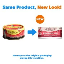 Earthborn Holistic Ranch House Stew Grain-Free Natural Canned Cat & Kitten Food -Meow Meals 88116 PT1. AC SS1800 V1481919137