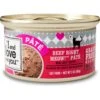 I And Love And You Beef Right Meow Pate Grain-Free Canned Cat Food -Meow Meals 89305 MAIN. AC SS1800 V1702510798