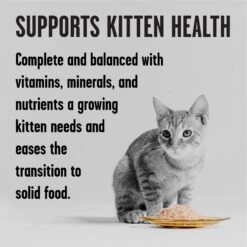 BIXBI Rawbble Chicken Pate Wet Food For Kittens, 5-oz Can, Case Of 24 -Meow Meals 895454 PT2. AC SS1800 V1689017845