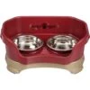 Neater Pets Neater Feeder Elevated Cat Bowls, Cranberry -Meow Meals 89633 MAIN. AC SS1800 V1517251636