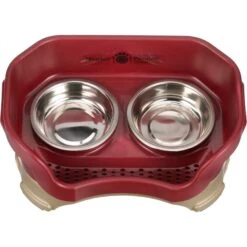 Neater Pets Neater Feeder Elevated Cat Bowls, Cranberry 11 Neater Pets Neater Feeder Elevated Cat Bowls, Cranberry -Meow Meals 89633 PT1. AC SS1800 V1631151391