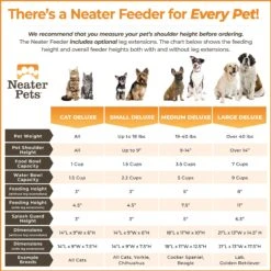 Neater Pets Neater Feeder Elevated Cat Bowls, Cranberry 16 Neater Pets Neater Feeder Elevated Cat Bowls, Cranberry -Meow Meals 89633 PT7. AC SS1800 V1631139685