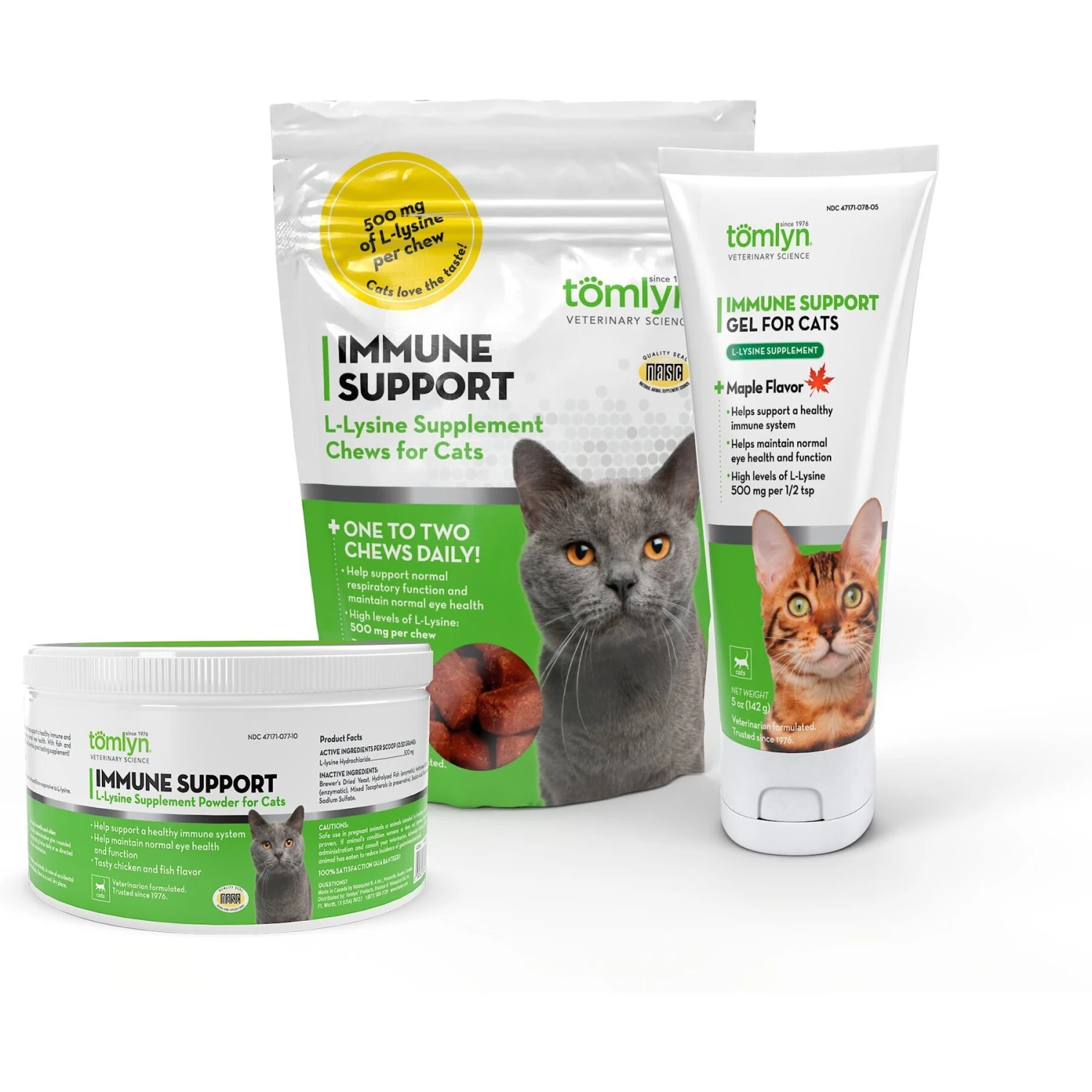 Tomlyn Immune Support Hickory Flavored Soft Chews Immune Supplement For Cats 5 Tomlyn Immune Support Hickory Flavored Soft Chews Immune Supplement For Cats - Image 3