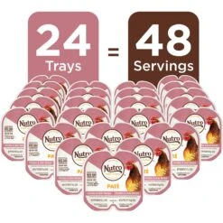 Nutro Perfect Portions Chicken & Liver Recipe Grain-Free Soft Pate Adult Wet Cat Food Trays -Meow Meals 90615 PT3. AC SS1800 V1702678737