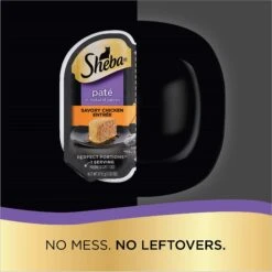 Sheba Perfect Portions Poultry Entrees Pate Variety Pack Adult Wet Cat Food Trays -Meow Meals 91472 PT4. AC SS1800 V1626818820
