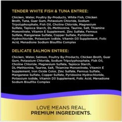 Sheba Perfect Portions Grain-Free Seafood Entrees Pate Variety Pack Adult Wet Cat Food Trays -Meow Meals 91473 PT5. AC SS1800 V1672952125