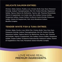 Sheba Perfect Portions Grain-Free Seafood Entrees Pate Variety Pack Adult Wet Cat Food Trays -Meow Meals 91473 PT6. AC SS1800 V1626817274