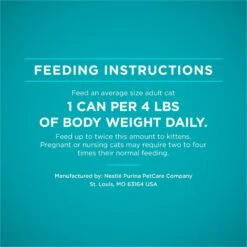 Purina ONE Ocean Whitefish Recipe Pate Grain-Free Natural High Protein Canned Cat Food, 3-oz, Case Of 24 -Meow Meals 91557 PT7. AC SS1800 V1657661112