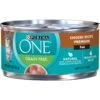 Purina ONE Chicken Recipe Pate Natural Grain-Free Canned Cat Food, 3-oz, Case Of 24 -Meow Meals 91720 MAIN. AC SS1800 V1657661113