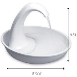 Pioneer Pet Swan Cat Drinking Fountain & Pioneer Pet Crate Drinking Fountain T-shaped Filter -Meow Meals 933270 PT4. AC SS1800 V1692305203