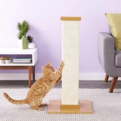 SmartCat The Ultimate 32-in Sisal Cat Scratching Post & SmartCat Bootsie's Combination Scratcher -Meow Meals 933614 PT4. AC SS1800 V1692303300