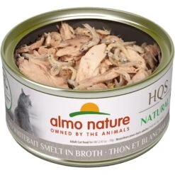 Almo Nature HQS Natural Tuna & Whitebait Smelt In Broth Grain-Free Canned Cat Food -Meow Meals 93595 PT1. AC SS1800 V1669924821
