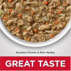 Hill's Science Diet Adult 7+ Healthy Cuisine Roasted Chicken & Rice Medley Canned Cat Food -Meow Meals 94016 PT5. AC SS1800 V1598152263