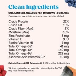 PetHonesty Skin & Coat Health Chews Supplement For Cats, 3.7-oz Bag -Meow Meals 941358 PT3. AC SS1800 V1696360130