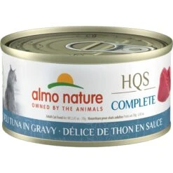 Almo Nature HQS Complete Deli Tuna In Gravy Wet Cat Food, 2.47-oz Can, Case Of 12