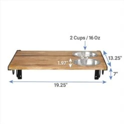 Coziwow Wall Mounted Shelves Set Cat Tree & Frisco Wooden Wall Mounted Stainless Steel Cat Feeding Station With Bowl -Meow Meals 947694 PT6. AC SS1800 V1693924250