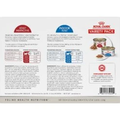 Royal Canin Feline Health Nutrition Adult Indoor & Instinctive Variety Pack Wet Cat Food, 3-oz Can, Case Of 12 -Meow Meals 950366 PT1. AC SS1800 V1693495875