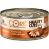 Wellness CORE Grain-Free Hearty Cuts In Gravy Shredded Chicken & Turkey Recipe Canned Cat Food -Meow Meals 95710 MAIN. AC SS1800 V1595349955