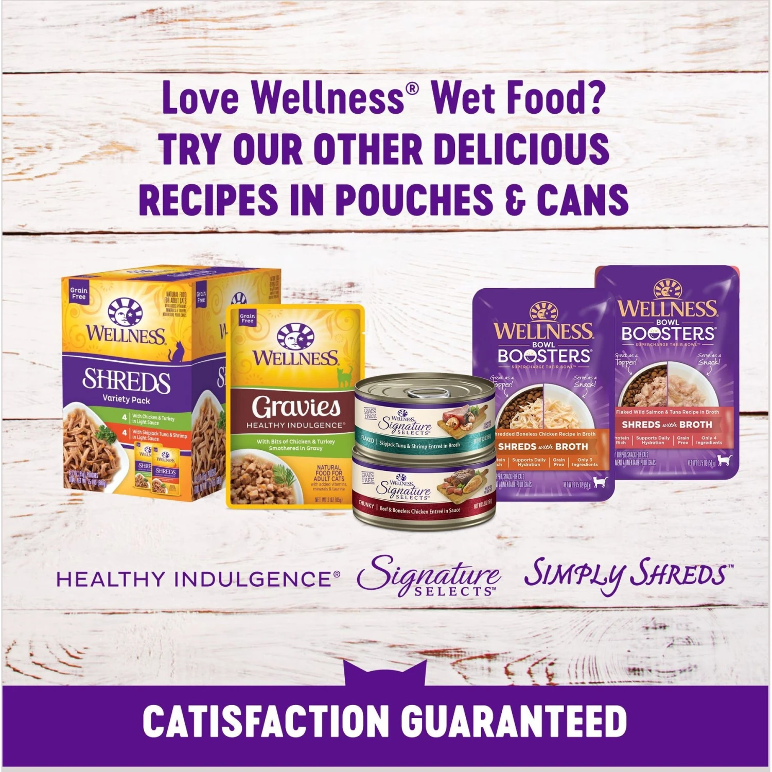 Wellness Healthy Indulgence Shreds With Chicken & Turkey In Light Sauce Grain-Free Wet Cat Food Pouches 7 Wellness Healthy Indulgence Shreds With Chicken & Turkey In Light Sauce Grain-Free Wet Cat Food Pouches - Image 5