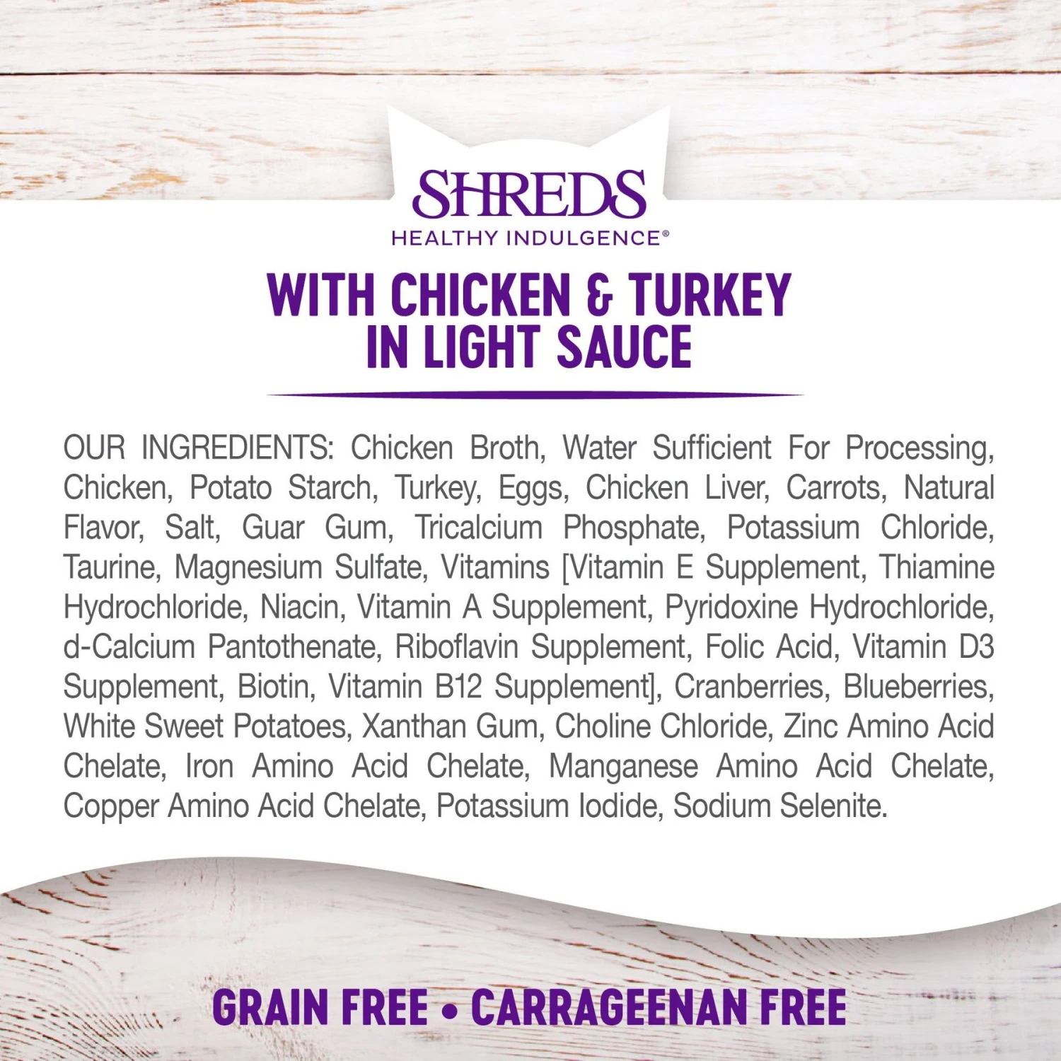 Wellness Healthy Indulgence Shreds With Chicken & Turkey In Light Sauce Grain-Free Wet Cat Food Pouches 8 Wellness Healthy Indulgence Shreds With Chicken & Turkey In Light Sauce Grain-Free Wet Cat Food Pouches - Image 6