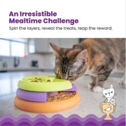 Catstages Kitty Lickin' Layers Multilayered Fun Puzzle Cat Feeder -Meow Meals 959526 PT1. AC SS1800 V1695662180