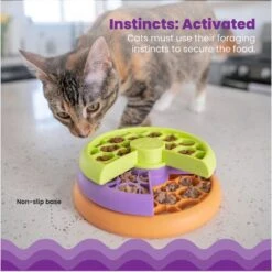 Catstages Kitty Lickin' Layers Multilayered Fun Puzzle Cat Feeder -Meow Meals 959526 PT2. AC SS1800 V1695752271