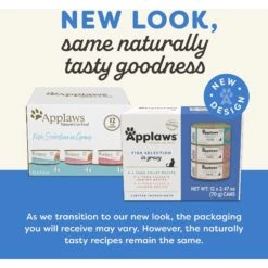 Applaws Tuna Flavors In Gravy Variety Pack Wet Cat Food, 2.47-oz Can, Case Of 12 -Meow Meals 960862 PT1. AC SS1800 V1695154765