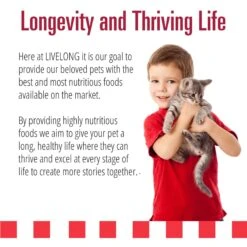 Livelong Healthy & Strong Yummy Meats Wet Cat Food, 5.5-oz Can, 24 Count -Meow Meals 964158 PT4. AC SS1800 V1697117750