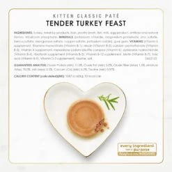 Fancy Feast Kitten Classic Pate Collection Turkey & Whitefish Variety Pack Grain-Free Wet Cat Food, 3-oz Can, Case Of 12 -Meow Meals 966654 PT5. AC SS1800 V1696349034