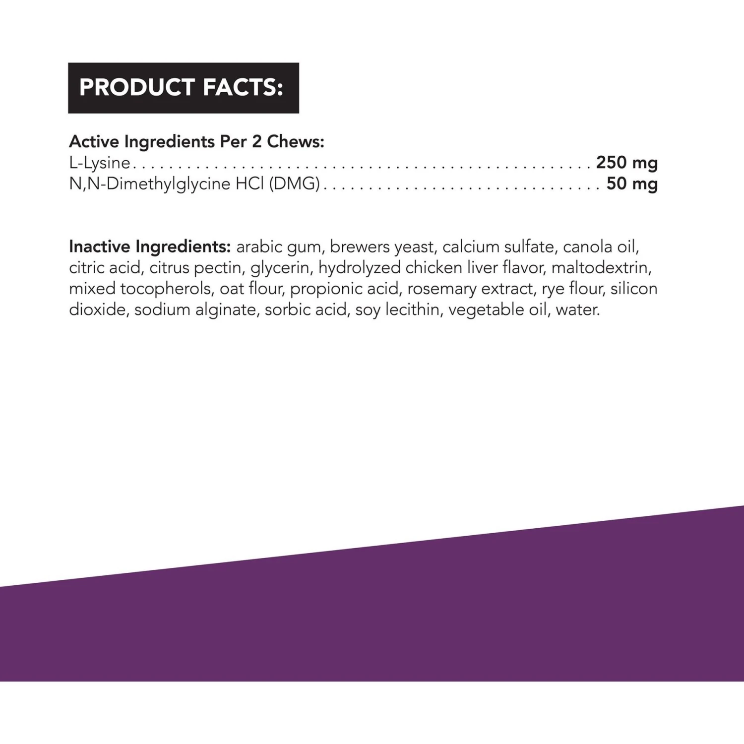 VetriScience Vetri-Lysine Plus Chicken Liver Flavored Soft Chews Immune Supplement For Cats 5 VetriScience Vetri-Lysine Plus Chicken Liver Flavored Soft Chews Immune Supplement For Cats - Image 3