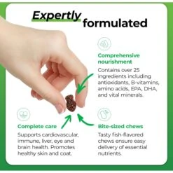 VetriScience Nu Cat Senior Soft Chews Multivitamin For Cats 9 VetriScience Nu Cat Senior Soft Chews Multivitamin For Cats -Meow Meals 98147 PT2. AC SS1800 V1468337650