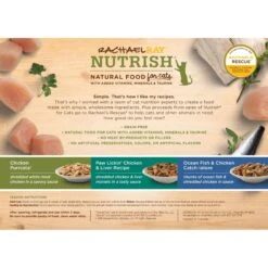 Rachael Ray Nutrish Chicken Lovers Variety Pack Natural Grain-Free Wet Cat Food & Rachael Ray Nutrish Ocean Lovers Variety Pack Natural Grain-Free Wet Cat Food -Meow Meals 986430 PT2. AC SS1800 V1698672267