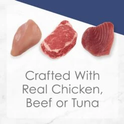 Fancy Feast Senior 7+ Chicken, Beef & Tuna Feasts Variety Pack Canned Cat Food & Purina ONE Indoor Advantage Senior 7+ High Protein Natural Dry Cat Food -Meow Meals 986446 PT4. AC SS1800 V1698672727