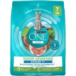 Fancy Feast Senior 7+ Chicken, Beef & Tuna Feasts Variety Pack Canned Cat Food & Purina ONE Indoor Advantage Senior 7+ High Protein Natural Dry Cat Food -Meow Meals 986446 PT5. AC SS1800 V1698672261