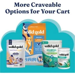 Solid Gold Wholesome Selects With Real Chicken & Liver Recipe In Gravy Grain-Free Canned Cat Food -Meow Meals 99356 PT5. AC SS1800 V1543524419
