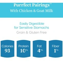 Solid Gold Purrfect Pairings Savory Mousse With Chicken & Goat Milk Grain-Free Cat Food Cups, 2.75-oz, Case Of 6 -Meow Meals 99384 PT2. AC SS1800 V1543527721