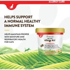 NaturVet Aller-911 Plus Antioxidants Soft Chews Allergy Supplement For Cats -Meow Meals 99408 PT2. AC SS1800 V1698692843