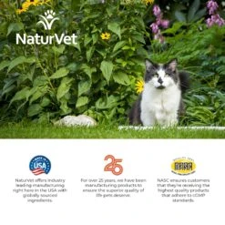 NaturVet Aller-911 Plus Antioxidants Soft Chews Allergy Supplement For Cats -Meow Meals 99408 PT8. AC SS1800 V1698693168
