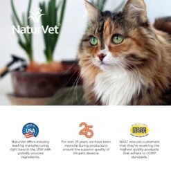NaturVet VitaPet Senior Daily Vitamins Plus Glucosamine Cat Supplement -Meow Meals 99416 PT8. AC SS1800 V1698695759